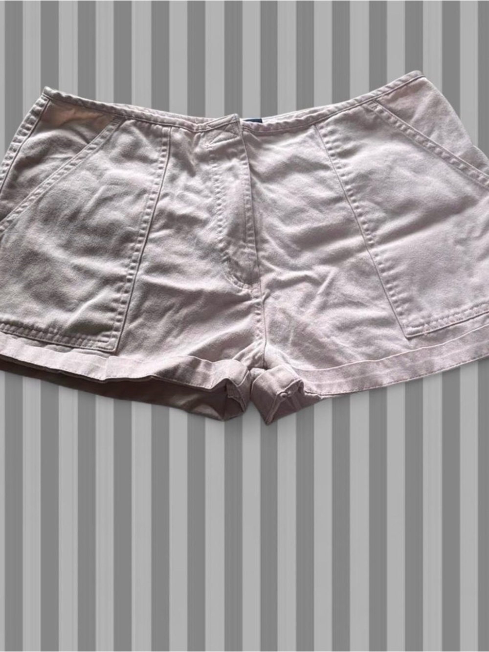 SO Khaki High-Waist Casual Shorts
